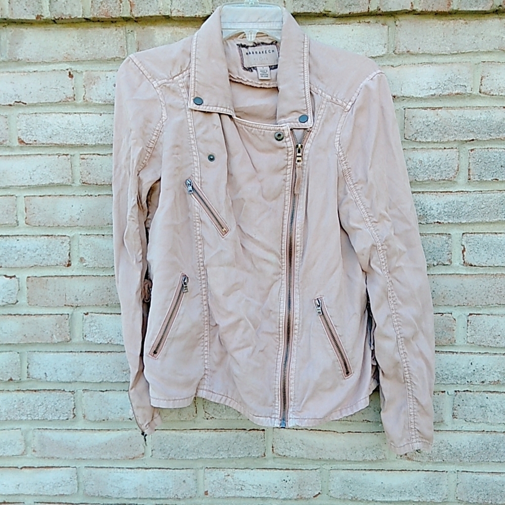 Marrakech | Light pink zipper Jacket size small